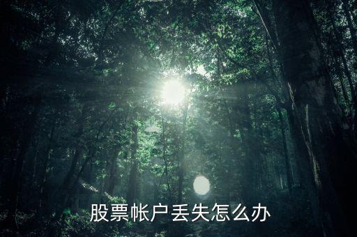 怎么找回股票賬號(hào),股票基金賬號(hào)三種方法找回賬號(hào)