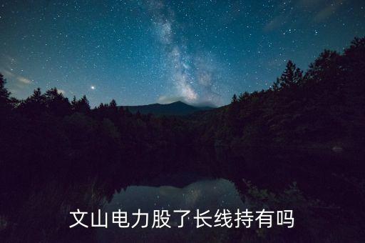 文山電力股了長(zhǎng)線持有嗎