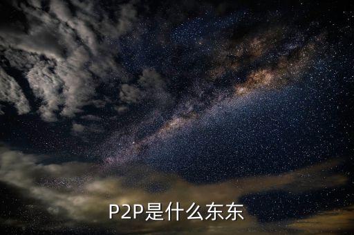 p2p是個什么東西，什么是P2P