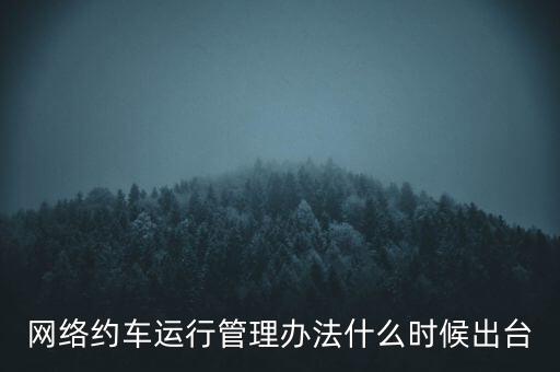 出租車改革什么時候公布，國家對出租車有什么政策改革方案