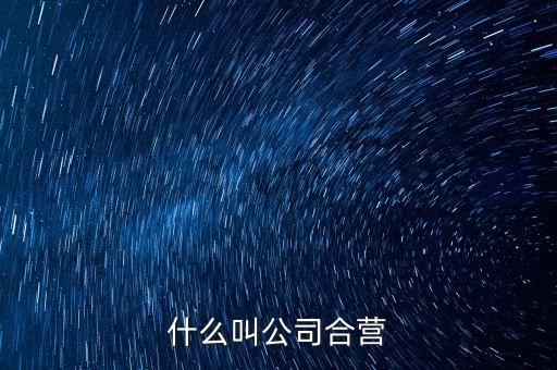 什么是合營公司，合營公司和聯(lián)營公司的區(qū)別還有子公司