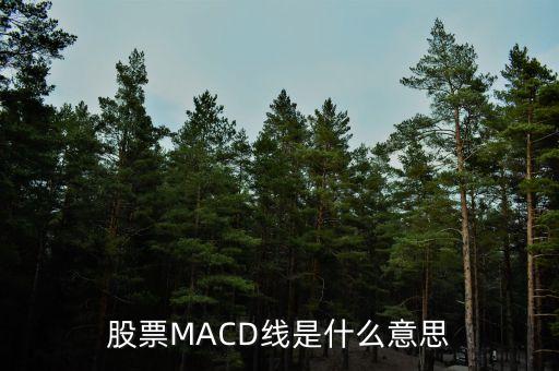 股票MACD線是什么意思