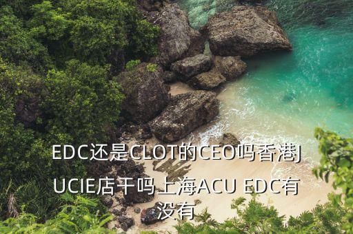 揚杰電子董事長梁勤以前干什么的，EDC還是CLOT的CEO嗎香港JUCIE店干嗎上海ACU EDC有沒有