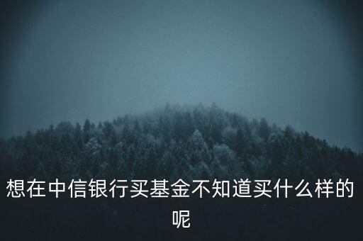 炒中信銀行基金需要什么條件，如何買基金需要什么條件a