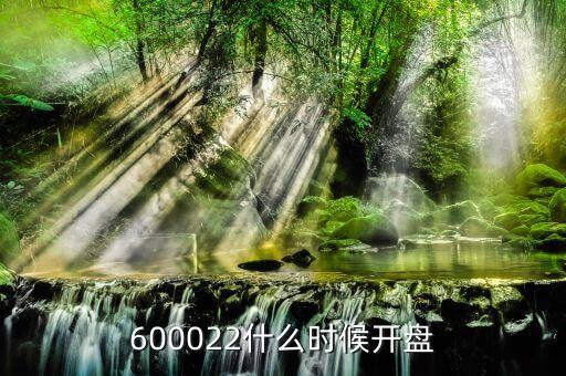 600022什么時(shí)候開(kāi)盤(pán)