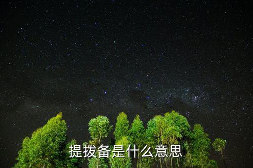 什么叫撥備，提撥備是什么意思