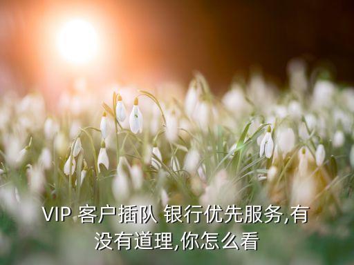 銀行vip客戶不排隊(duì)合法嗎,銀行客戶排隊(duì)過久投訴案例