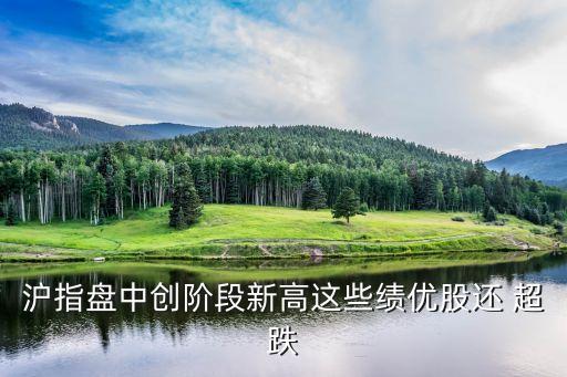 滬指盤中創(chuàng)階段新高這些績優(yōu)股還 超跌