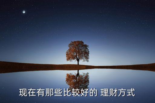 比較好理財投資方法,100萬怎么理財比較好