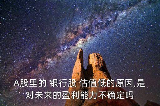 A股里的 銀行股 估值低的原因,是對(duì)未來的盈利能力不確定嗎