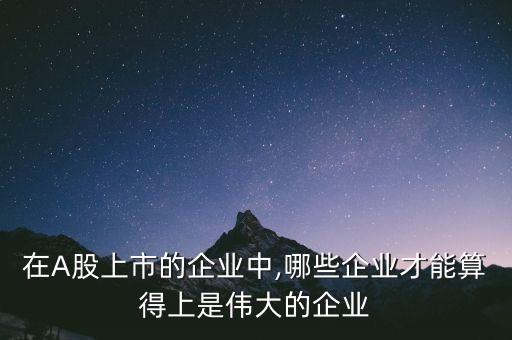 A股最具成長(zhǎng)性公司,a股成長(zhǎng)性排名