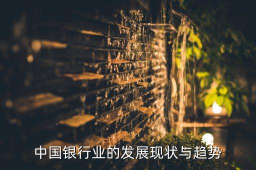 中國銀行業(yè)的發(fā)展現(xiàn)狀與趨勢