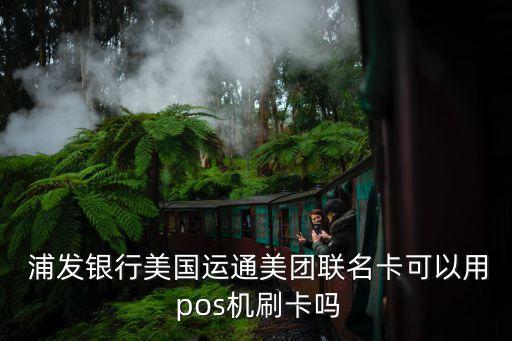  浦發(fā)銀行美國運通美團聯(lián)名卡可以用 pos機刷卡嗎