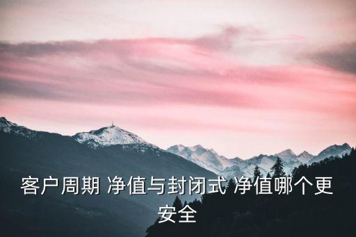 客戶周期 凈值與封閉式 凈值哪個更安全