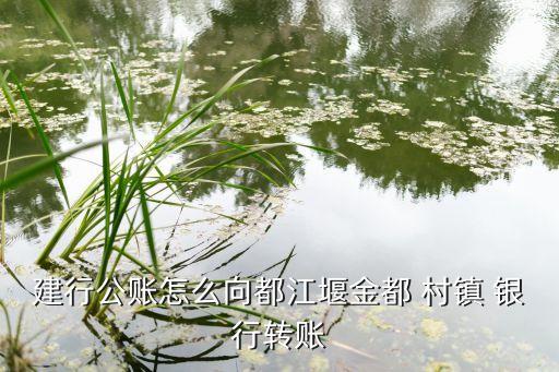 建行公賬怎么向都江堰金都 村鎮(zhèn) 銀行轉(zhuǎn)賬