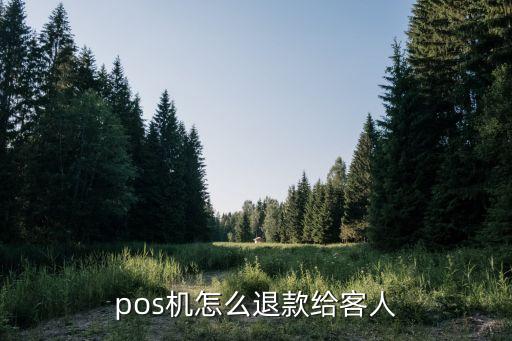 pos機怎么退款給客人