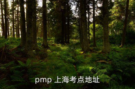 pmp 上海考點(diǎn)地址