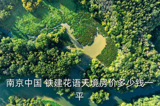 南京中國(guó) 鐵建花語天境房?jī)r(jià)多少錢一平