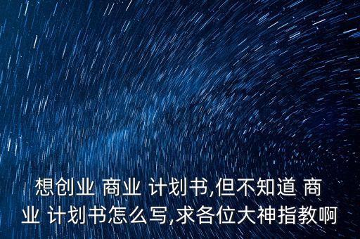 投資人喜歡什么樣的商業(yè)計劃書