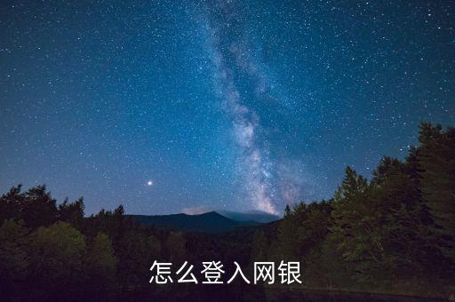 怎么登入網(wǎng)銀