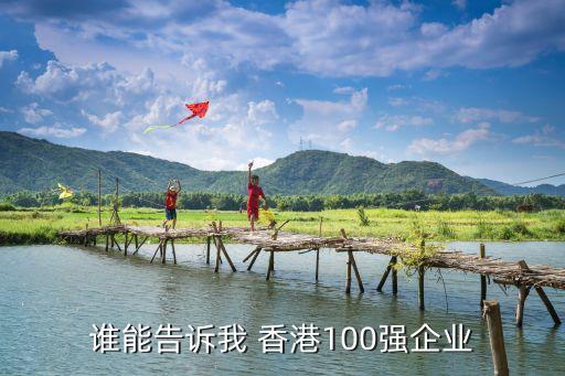 誰(shuí)能告訴我 香港100強(qiáng)企業(yè)