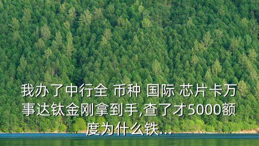 中國銀行全幣種國際芯片卡申請,全幣種國際芯片萬事達(dá)鈦金 中國銀行