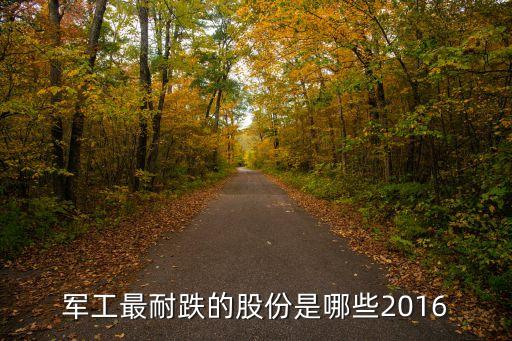 軍工最耐跌的股份是哪些2016