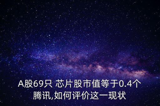 A股69只 芯片股市值等于0.4個(gè)騰訊,如何評價(jià)這一現(xiàn)狀