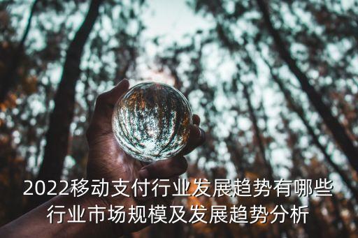 2022移動支付行業(yè)發(fā)展趨勢有哪些行業(yè)市場規(guī)模及發(fā)展趨勢分析