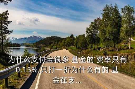 為什么支付寶很多 基金的 費(fèi)率只有0.15%,只打一折為什么有的 基金在支...