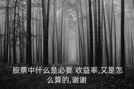 股票價(jià)格和必要收益率,投資A股票的必要投資收益率